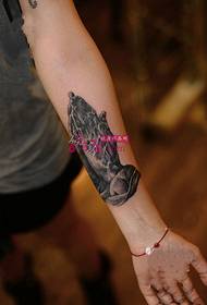 Rugăciune personalitate mână braț imagine tatuaj