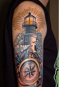 Набор персаналізаваных малюнкаў татуіровак на маяку рэкамендуецца карцінкамі