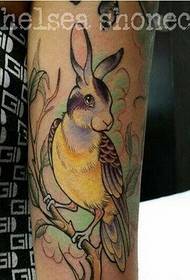 Personality arm beautiful rabbit tattoo pattern picture
