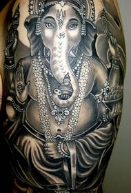 Caj npab Shiva tattoo daim duab