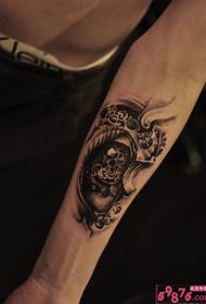 Альтэрнатыўны малюнак малюнка татуіроўкі на руку