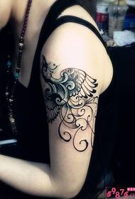 Arm line phoenix totem tatuointi kuva