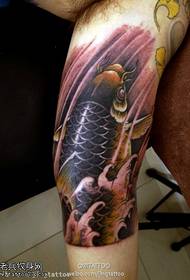 Ink squid hop tattoo pattern
