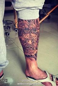 Hallitseva ja voimakas Ming Wang -tatuointikuvio
