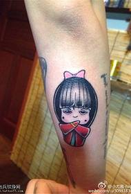 Arm doll tattoo patroan