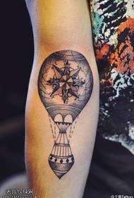 Black cool light bulb tattoo Usoro