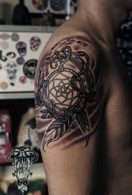 Arm persoanlikheid dream catcher tattoo picture