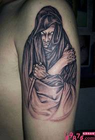 Masamang character na tattoo tattoo na larawan