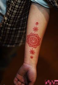 Obrázok tetovania rúk Red van Gogh