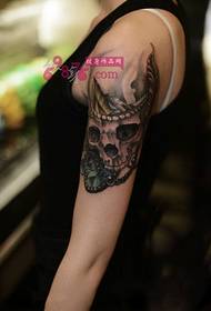 Σχολή τατουάζ ρετρό εικόνα τατουάζ βραχίονα