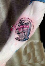 Imagen alternativa del tatuaje del brazo del avatar de la moneda de oro HD