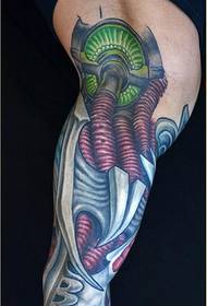 Imagen recomendada de patrón de tatuaje mecánico de brazo de personalidad de moda