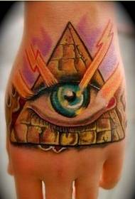 Personalidade brazo deus de ollos tatuaxe imaxe de apreciación
