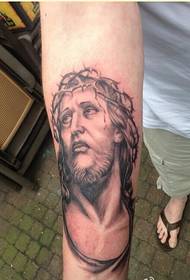 Stylish hunhu ruoko grey grey Jesus tattoo pikicha