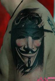 V-vendetta avatar arm тату-суретінің суреті