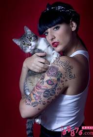 2013 personality beauty arm tattoo pictures