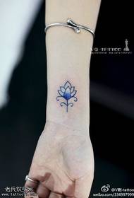 Flower tattoo pattern
