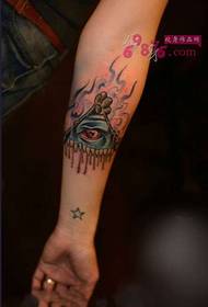 Retro god isha tattoo tattoo sawir