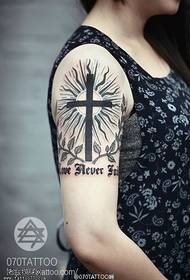 Шаблон татуювання хрест Аполлон миру