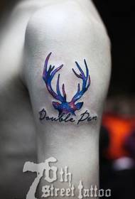 Pátrún tattoo antelope starry dath