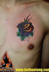 Chestle chest rose tattoo maitiro