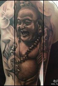 Arm klassisk stilig Maitreya tatueringsmönster