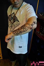 Artă creativă floare corp engleză braț imagine tatuaj