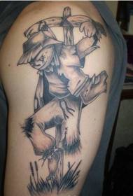Braccia fredde Gesù croce tatuaggio illustrazione manoscritto per godersi le immagini