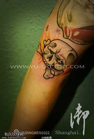 Gambar tato personalitas warna lengen