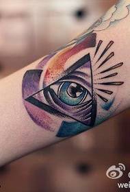 Barvni sodobni abstraktni vzorec tatu tetovaže omnis