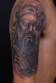 ບຸກຄະລິກບັນຍາກາດຂອງແຂນ Guan Gong tattoo
