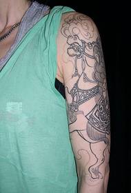 JONDIX se vriend se Buddha deel blom arm tatoeëring werk