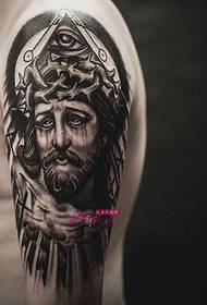 Europa e America Jesus Creative Arm Tattoo Picture