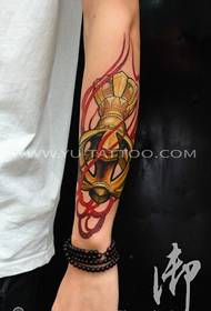 Diamant de color del braç pattern patró de tatuatge
