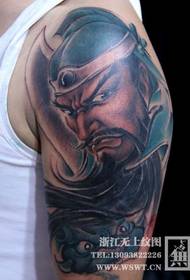 Guan Yu - olkavarren tatuointi
