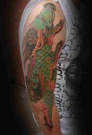 Personalizēts klasisks vienradža ziedu rokas tetovējums