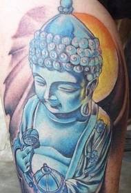 Rankos spalvos Budos tatuiruotės modelis