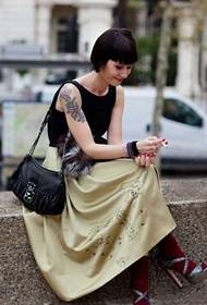 Fotografía de tatuajes en la calle de Europa y América belleza cuerpo personalidad moda brazo tatuaje