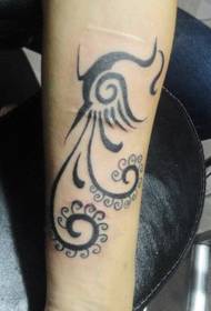Arm Phoenix Totem Tattoo ስርዓተ-ጥለት - 蚌埠 የንቅሳት ማሳያ ሥዕል