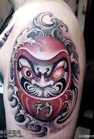 ຮູບແບບ tattoo Dharma ສີແຂນ