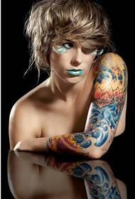 Pretty sexy bellezza straniera bracciale personalità stampa di tatuaggi