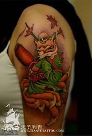 Arm Farbe Fuchs Tattoo Muster