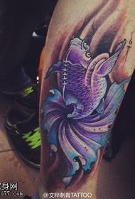 Arm Faarf Goldfish Tattoo Bild