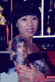 Osobnosť krása rameno krása tetovanie postava