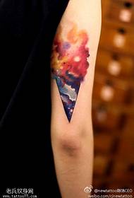 Arm neon nzuri nzuri muundo wa tattoo