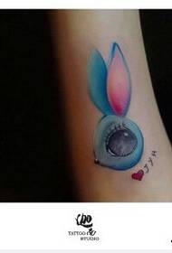 Arm Farbe Kaninchen Tattoo-Muster von Tattoo-Show-Bar zur Verfügung gestellt