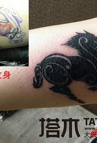 蓋紋身馬圖騰紋身