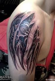 Arm hunhu ruvara 3D echimakanika tattoo maitiro