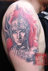 Zoo nraug thiab zoo nraug Zhao Yun tattoo