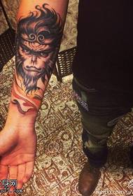 Arm son Wukong-tatoo-patroon